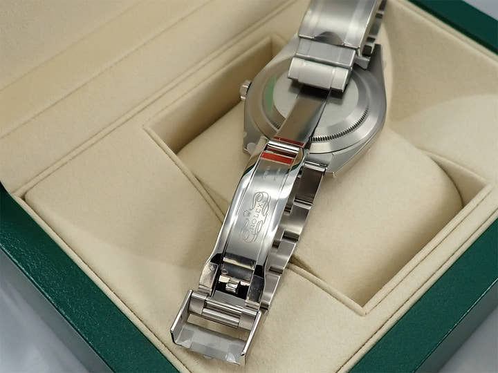 ロレックス エクスプローラーI 鏡面ブラックアウト Ref.214270 ステンレススチール ブラック文字盤