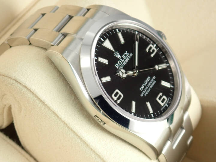 ロレックス エクスプローラー Ref.214270 ブラック文字盤 未使用 explorer-282-2