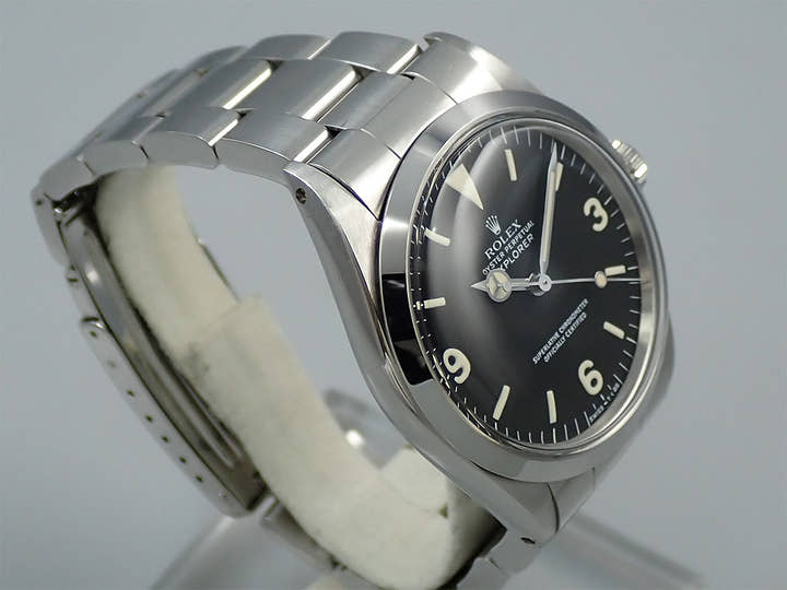 ロレックス エクスプローラーI Ref.1016 ステンレススチール ブラック文字盤