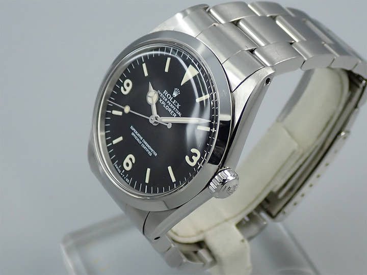 ロレックス エクスプローラーI Ref.1016 ステンレススチール ブラック文字盤