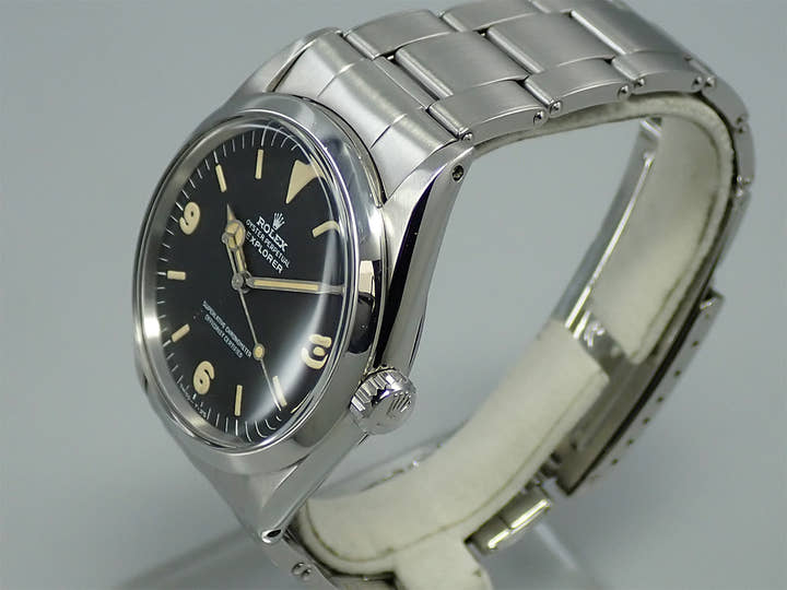 ロレックス エクスプローラーI Ref.1016 ステンレススチール ブラック文字盤