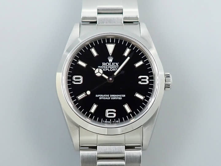 ロレックス エクスプローラーI Ref.14270 ステンレススチール ブラック文字盤