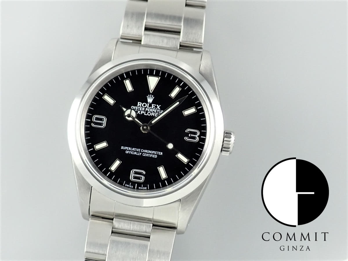 ロレックス エクスプローラーI Ref.14270 ブラック文字盤 中古 explorer-305