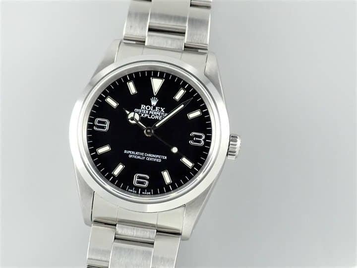 ロレックス エクスプローラーI Ref.14270 ブラック文字盤 中古 explorer-305