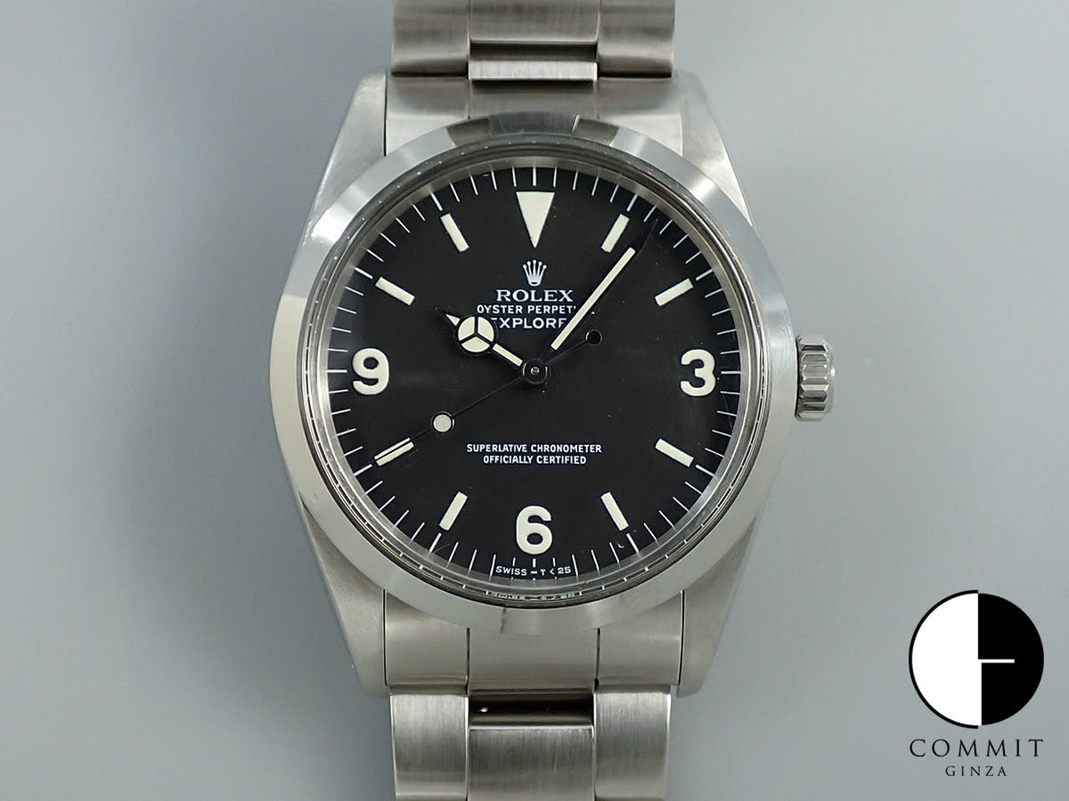 ロレックス エクスプローラーI Ref.1016 ステンレススチール ブラック文字盤