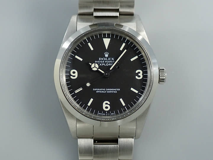 ロレックス エクスプローラーI Ref.1016 ステンレススチール ブラック文字盤