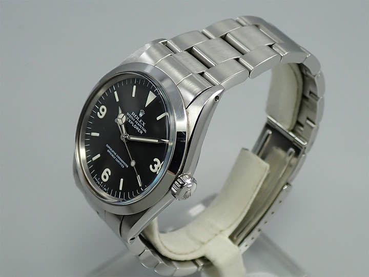 ロレックス エクスプローラーI Ref.1016 ステンレススチール ブラック文字盤