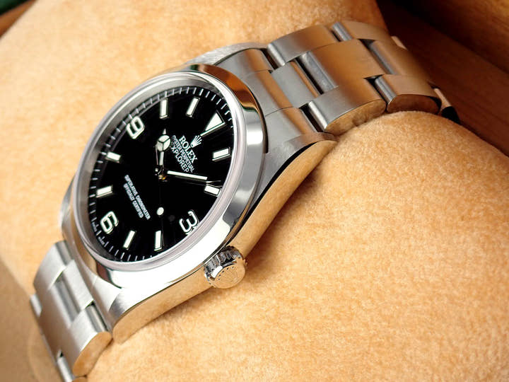 ロレックス エクスプローラーI Ref.14270 ブラック文字盤 中古 explorer-309