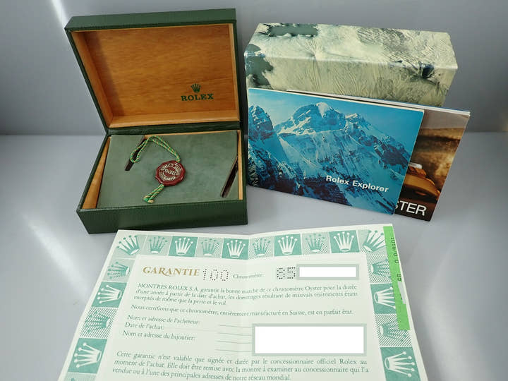 ロレックス エクスプローラーI Ref.1016 ステンレススチール ブラック文字盤