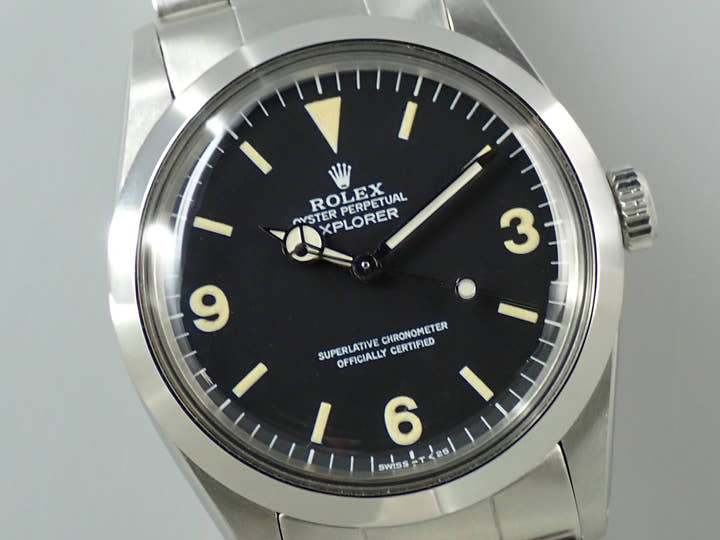 ロレックス エクスプローラーI Ref.1016 ステンレススチール ブラック文字盤