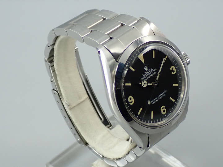 ロレックス エクスプローラーI Ref.1016 ステンレススチール ブラック文字盤