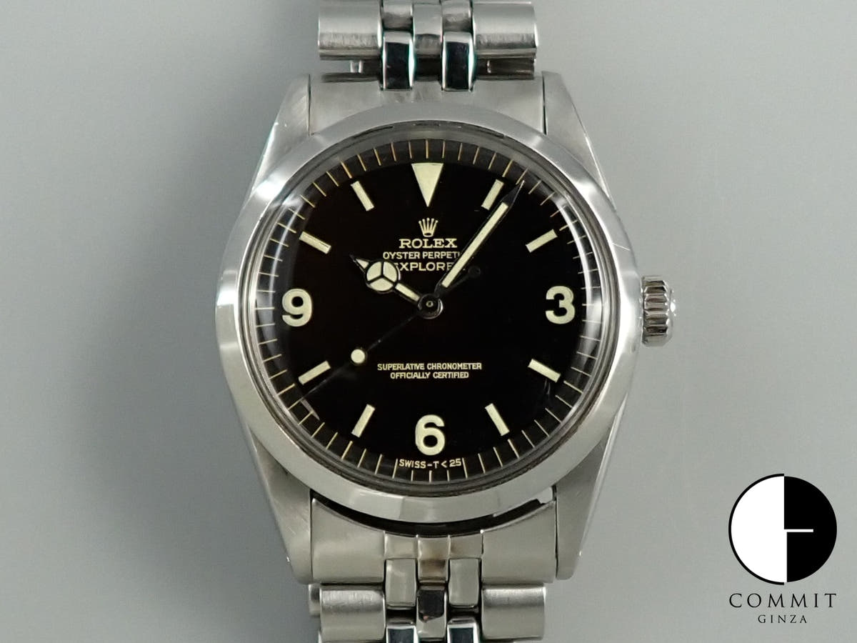 ロレックス エクスプローラーI Ref.1016 ステンレススチール ブラック文字盤