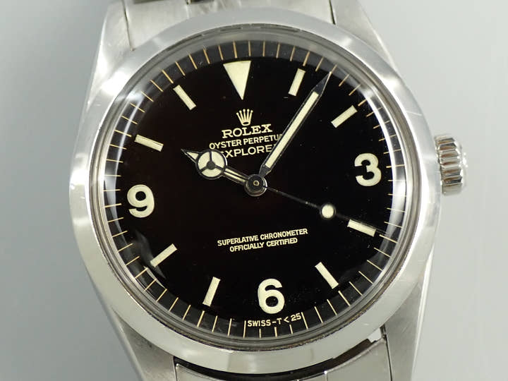 ロレックス エクスプローラーI Ref.1016 ステンレススチール ブラック文字盤