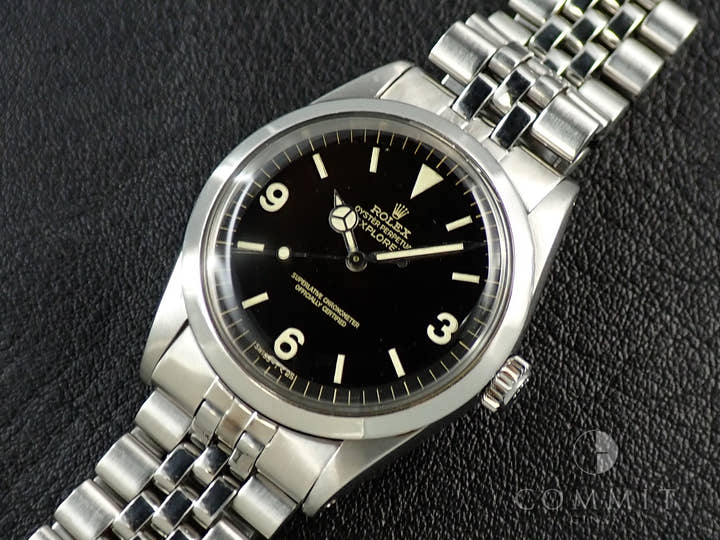 ロレックス エクスプローラーI Ref.1016 ステンレススチール ブラック文字盤