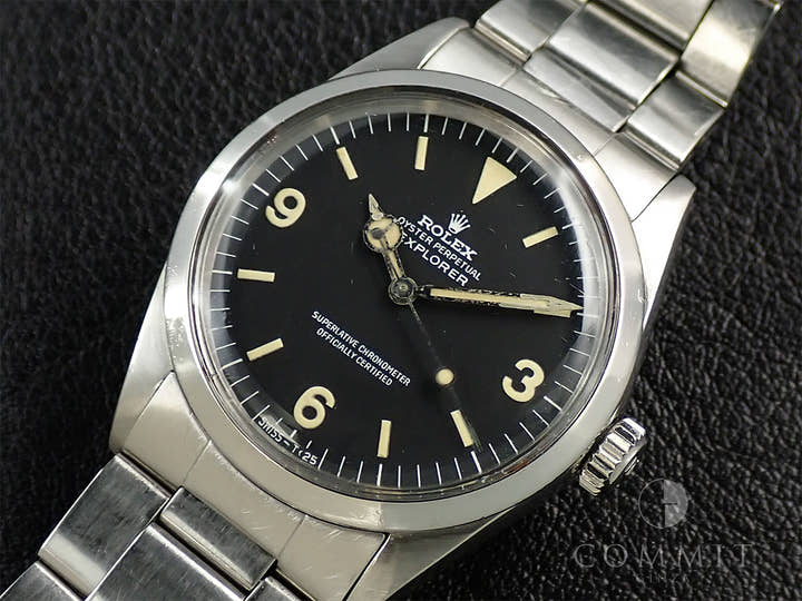 ロレックス エクスプローラーI Ref.1016 ステンレススチール ブラック文字盤