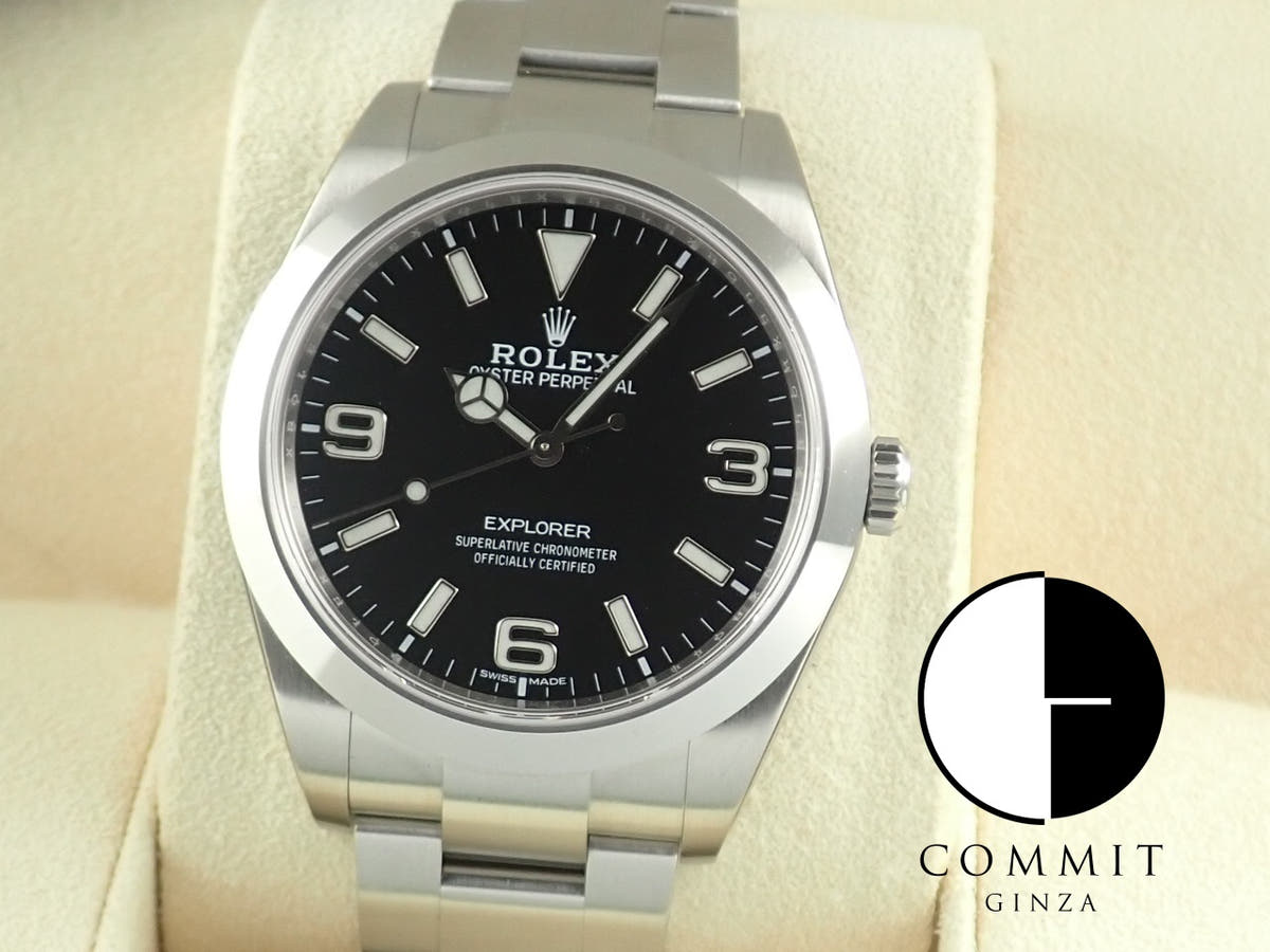 ロレックス エクスプローラー Ref.214270 ブラック文字盤 未使用 explorer-318