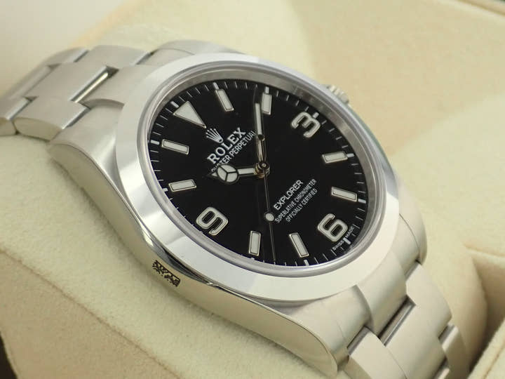 ロレックス エクスプローラー Ref.214270 ブラック文字盤 未使用 explorer-318