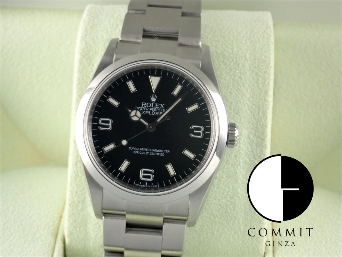 ロレックス エクスプローラーI Ref.114270 ブラック文字盤 中古 explorer-329