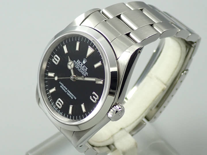 ロレックス エクスプローラーI Ref.14270 ステンレススチール ブラック文字盤