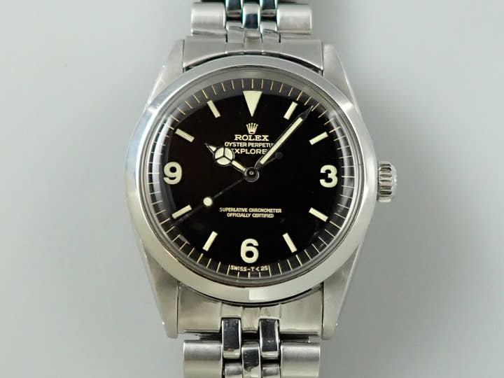 ロレックス エクスプローラーI Ref.1016 ステンレススチール ブラック文字盤