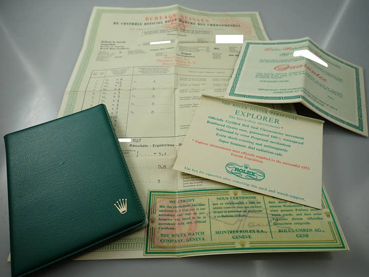 ロレックス エクスプローラーI Ref.1016 ステンレススチール ブラック文字盤