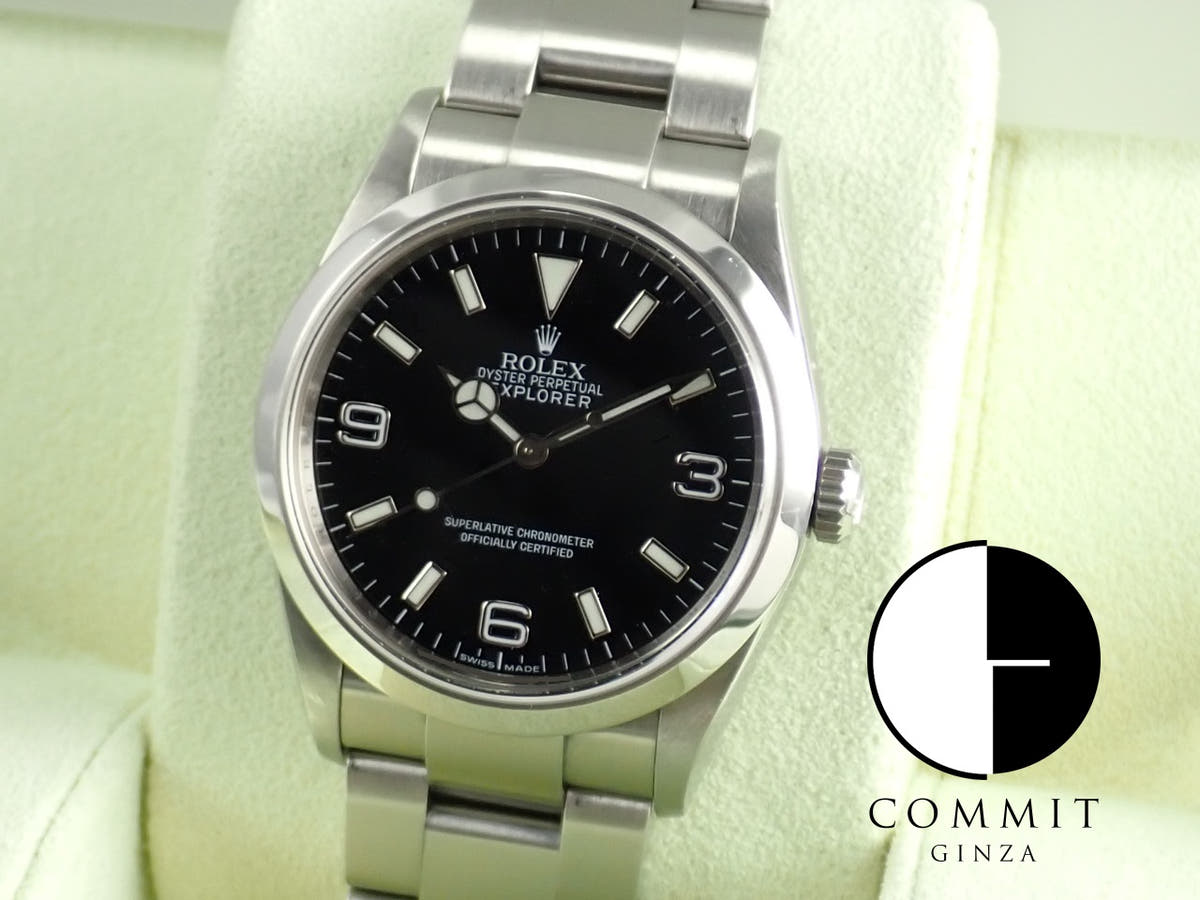 ロレックス エクスプローラーI Ref.114270 ブラック文字盤 中古 explorer-325-2