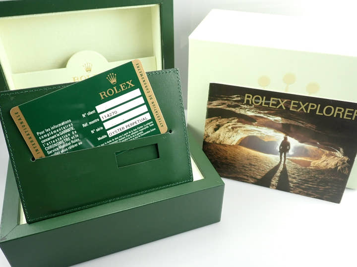 ロレックス エクスプローラーI Ref.114270 ブラック文字盤 中古 explorer-325-2