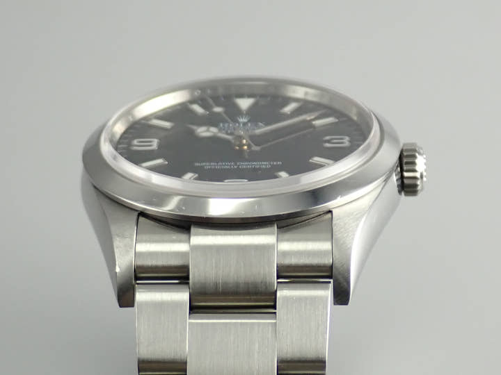 ロレックス エクスプローラーI Ref.114270 ブラック文字盤 中古 explorer-325-2