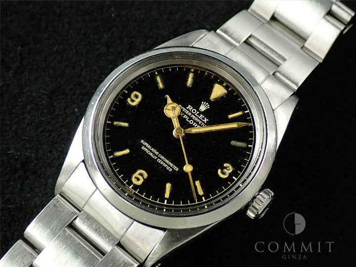 ロレックス エクスプローラーI Ref.1016MM ステンレススチール ブラック文字盤