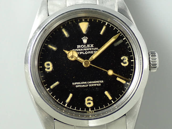 ロレックス エクスプローラーI Ref.1016MM ステンレススチール ブラック文字盤