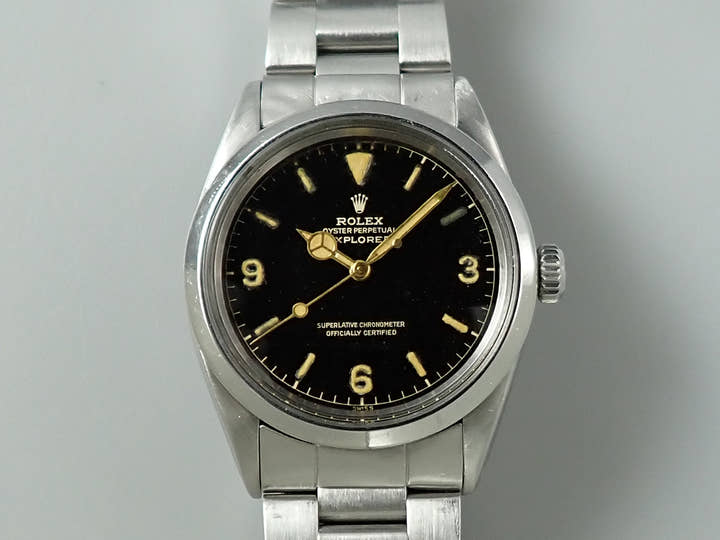 ロレックス エクスプローラーI Ref.1016MM ステンレススチール ブラック文字盤