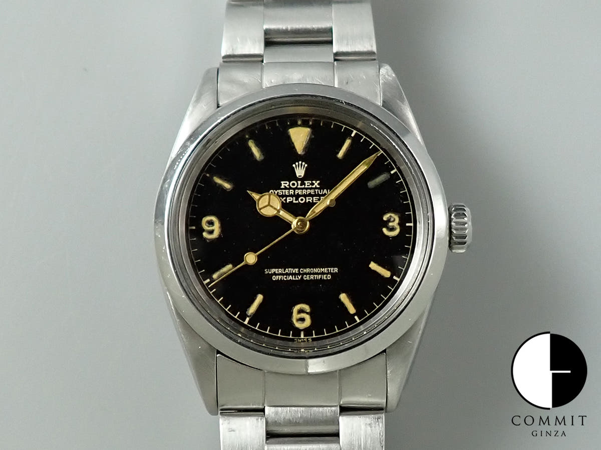 ロレックス エクスプローラーI Ref.1016MM ステンレススチール ブラック文字盤