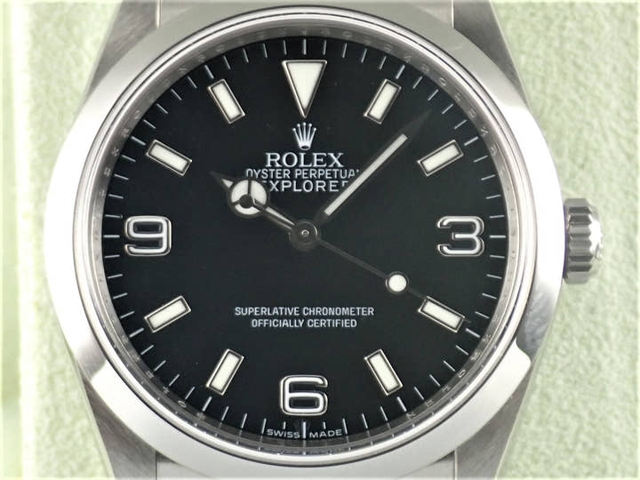 ロレックス エクスプローラーI Ref.114270 ブラック文字盤 中古 explorer-329