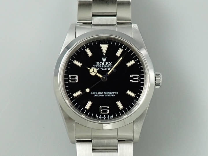 ロレックス エクスプローラーI Ref.14270 ステンレススチール ブラック文字盤
