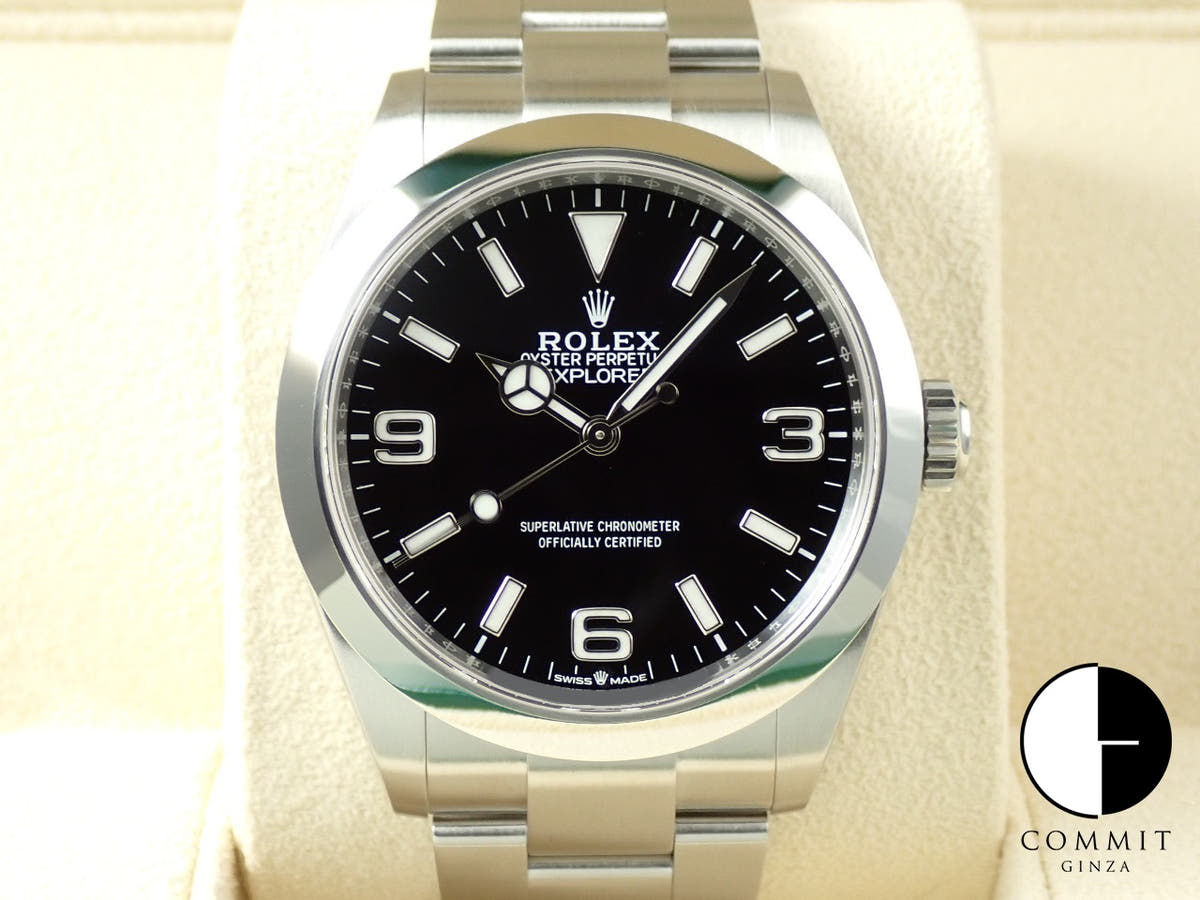 ロレックス エクスプローラー40 Ref.224270 ステンレススチール ブラック文字盤