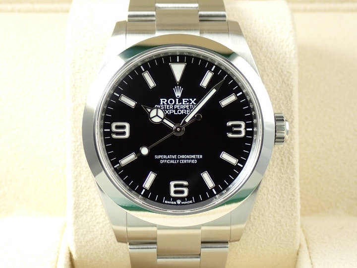 ロレックス エクスプローラー40 Ref.224270 ステンレススチール ブラック文字盤
