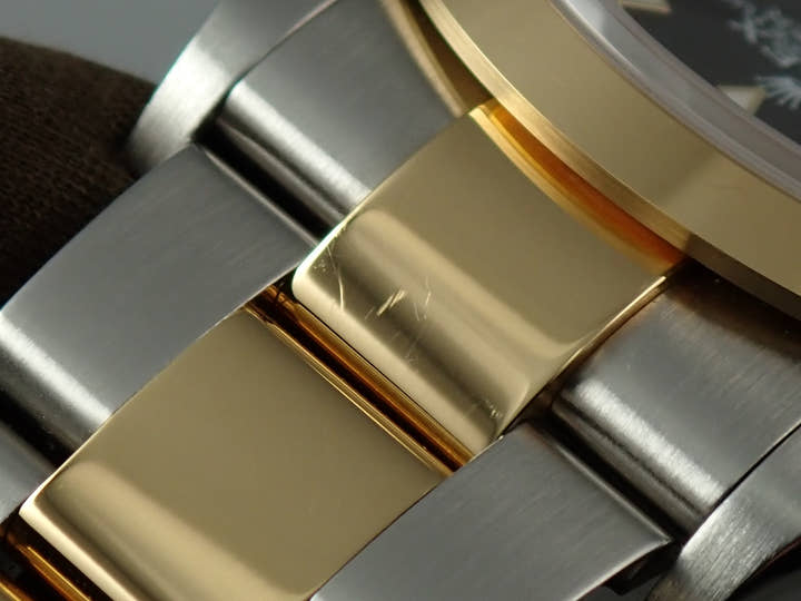 ロレックス エクスプローラー36 Ref.124273 ステンレススチール/イエローゴールド ブラック文字盤