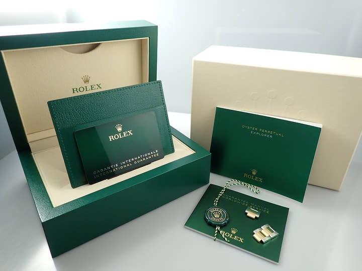 ロレックス エクスプローラー36 Ref.124273 ステンレススチール/イエローゴールド ブラック文字盤