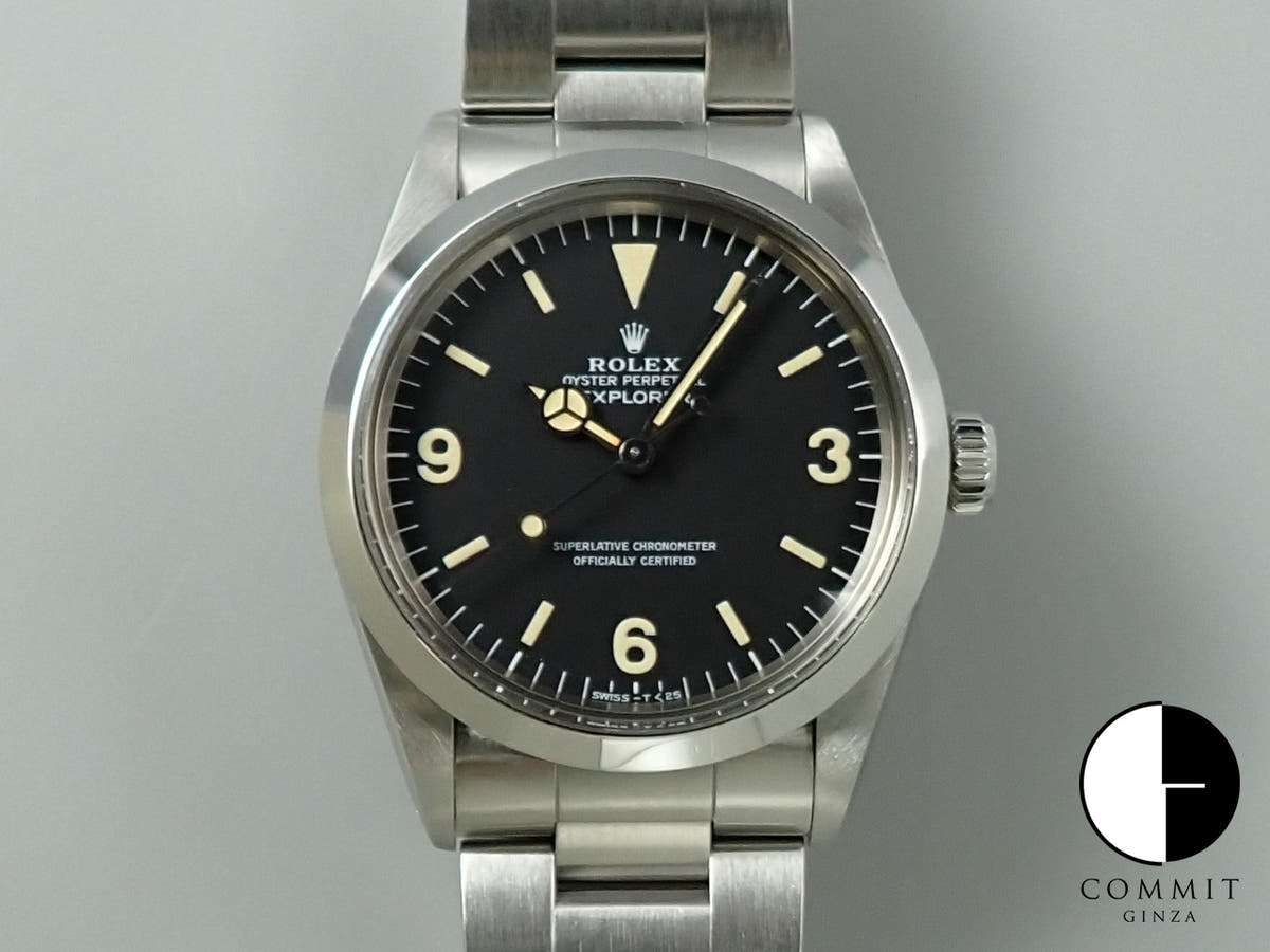 ロレックス エクスプローラーI Ref.1016 ステンレススチール ブラック文字盤