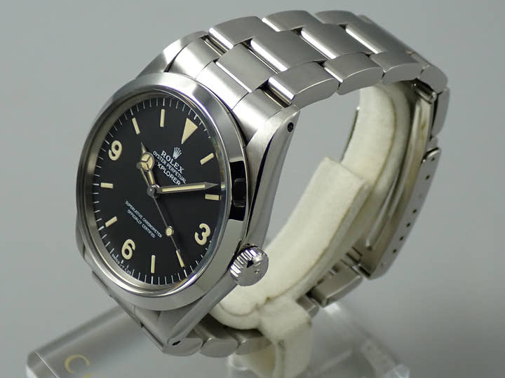 ロレックス エクスプローラーI Ref.1016 ステンレススチール ブラック文字盤