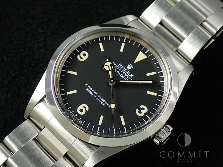 ロレックス エクスプローラーI Ref.1016 ステンレススチール ブラック文字盤