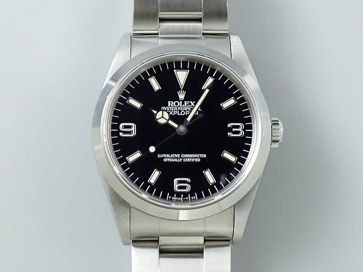 ロレックス エクスプローラーI Ref.14270 ステンレススチール ブラック文字盤