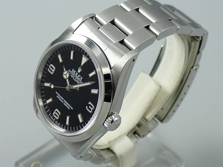 ロレックス エクスプローラーI Ref.14270 ステンレススチール ブラック文字盤