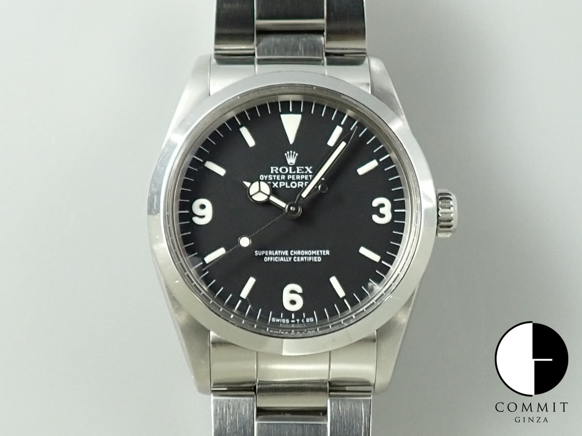 ロレックス エクスプローラーI Ref.1016 ステンレススチール ブラック文字盤