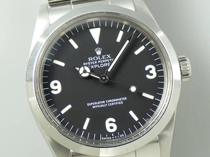 ロレックス エクスプローラーI Ref.1016 ステンレススチール ブラック文字盤