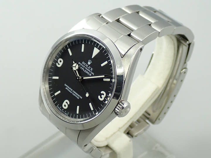 ロレックス エクスプローラーI Ref.1016 ステンレススチール ブラック文字盤