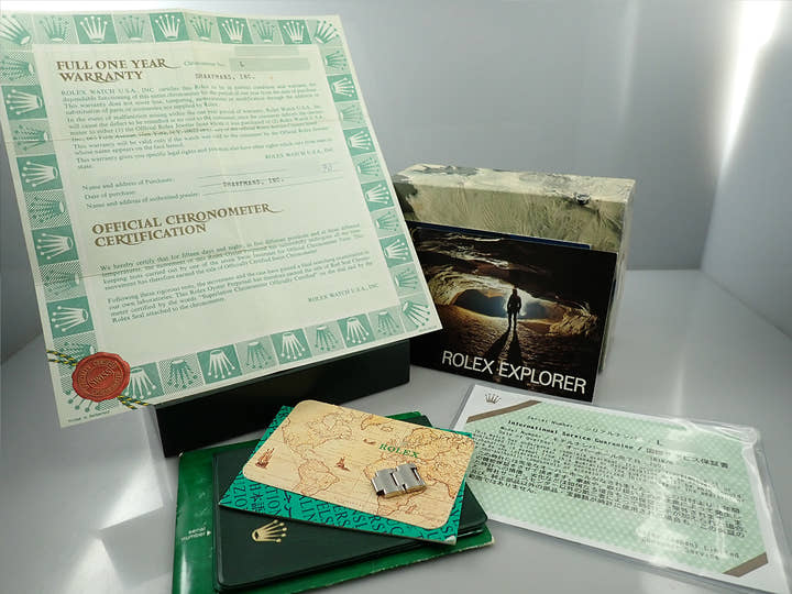 ロレックス エクスプローラーI Ref.1016 ステンレススチール ブラック文字盤