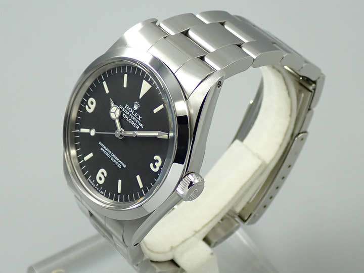 ロレックス エクスプローラーI Ref.1016 ステンレススチール ブラック文字盤