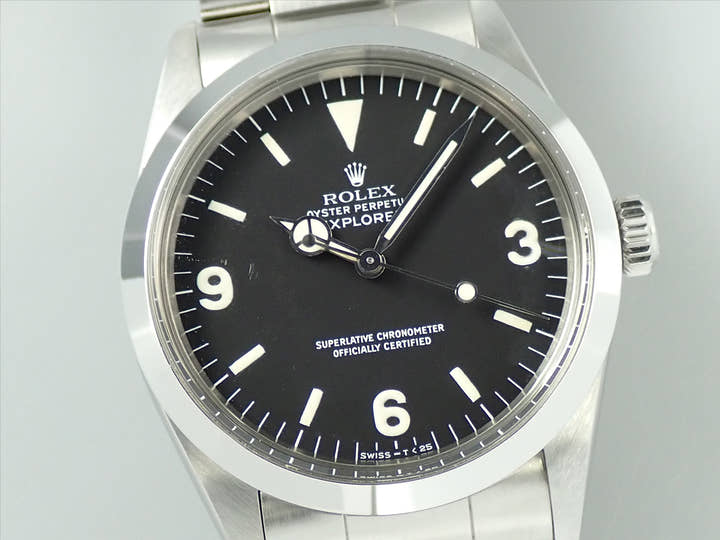 ロレックス エクスプローラーI Ref.1016 ステンレススチール ブラック文字盤