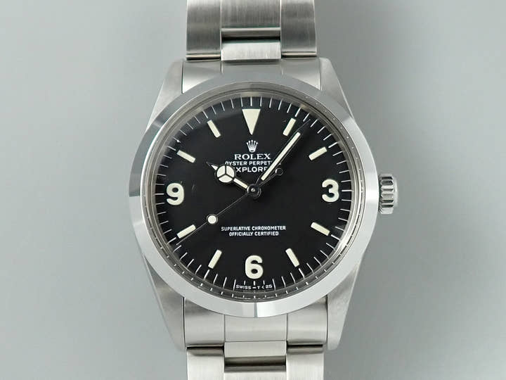 ロレックス エクスプローラーI Ref.1016 ステンレススチール ブラック文字盤